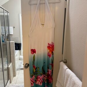 Fashion Nova Vibrant Floral Maxi Dress